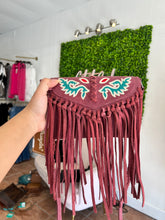 Load image into Gallery viewer, WRANGLER DRAGON FRINGE CROSSBODY BAG